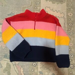 Old Navy striped fleece. So cute! Size youth 14/16
